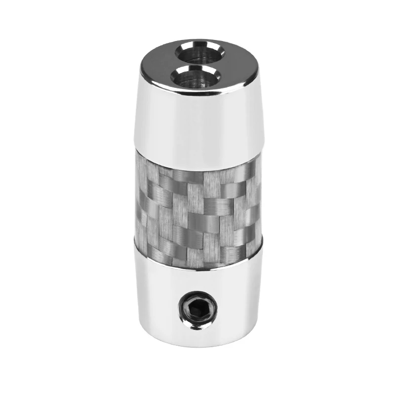 ATAUDIO One-to-Two Splitter DIY HIFI carbon fiber rhodium plated pants boots rca-2rca coaxial Y splitter 1 to 2 cable splitter