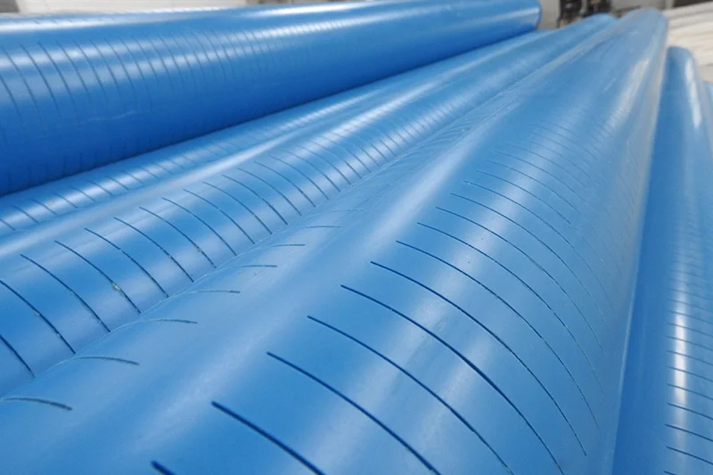 Hight quality DN110 white color UPVC screen water Well Pipe