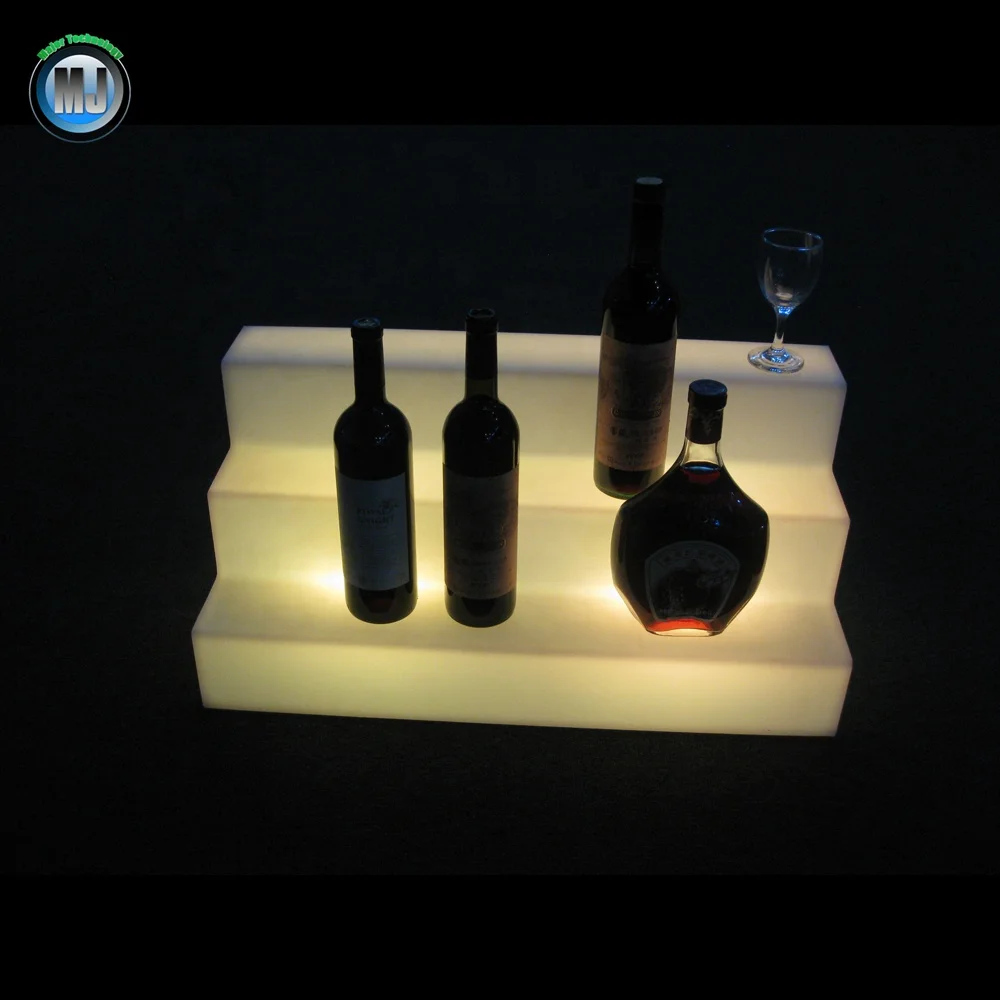 
Party Bar Decoration Battery Power Led Lighted Bar Shelf/Light Up Shelf/Led Wine Shelf 