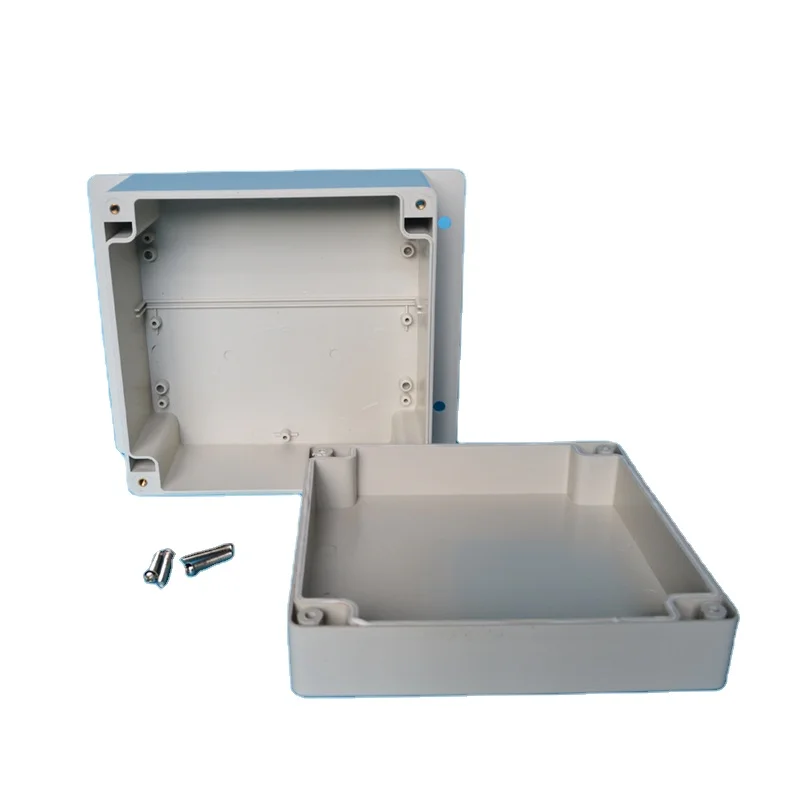 ABS Plastic Battery Enclosure IP65,Electronic Outdoor Project Enclosure Waterproof  Box with flanges