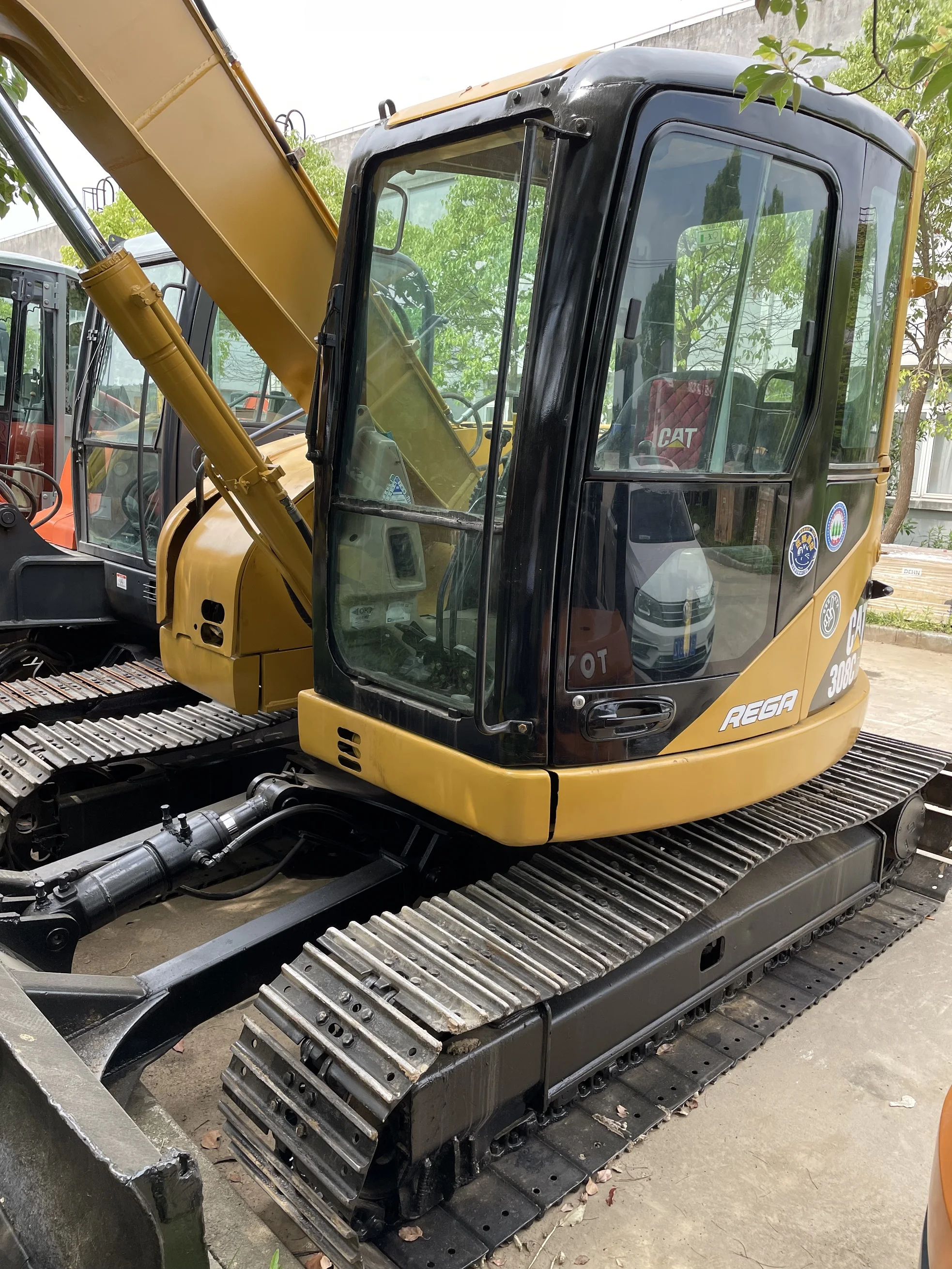 Б/у экскаватор Cat 308C б/у мини-экскаватор 308 маленький в хорошем