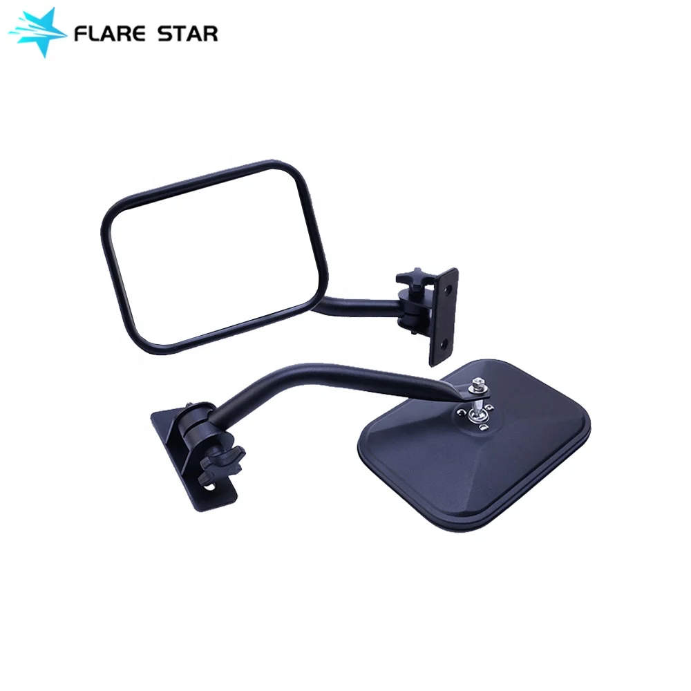 Rectangular Quick Release Mirror  Side Mirror For JKTJ 07-17   Auto parts universal rearview mirror