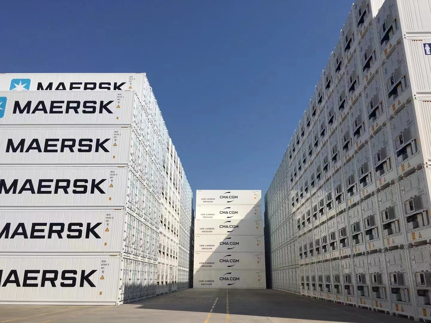 Buy large storage shipping containers  cheap 20ft 40ft 45ft 20HC shipping  meat ice cream container