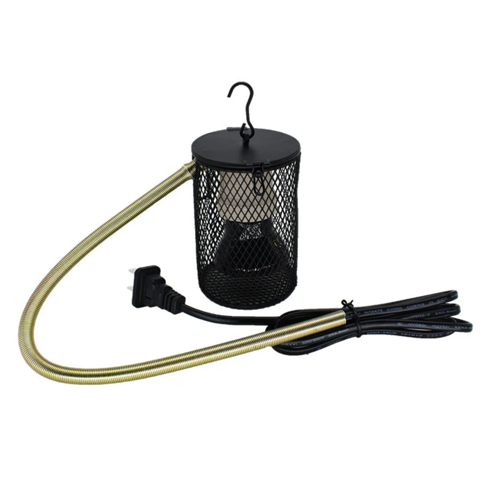 
Parrot Warmer Lamp Tortoise Heating Lamp Birdcage Ceramic Lampshade Lizard Reptile Winter Supplies Bird Heater 