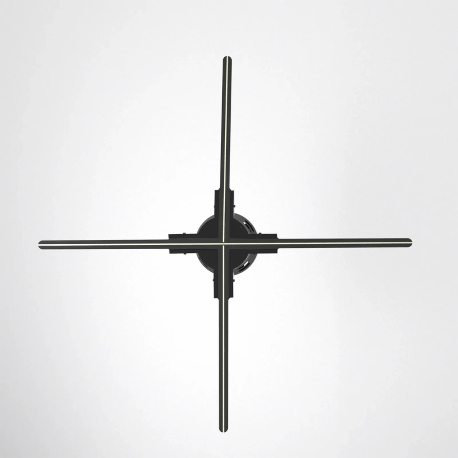 75cm High Resolution LED Display Advertising 3D Hologram Projector WiFi APP Control 1184LEDs 4K Definition 3D Hologram Fan