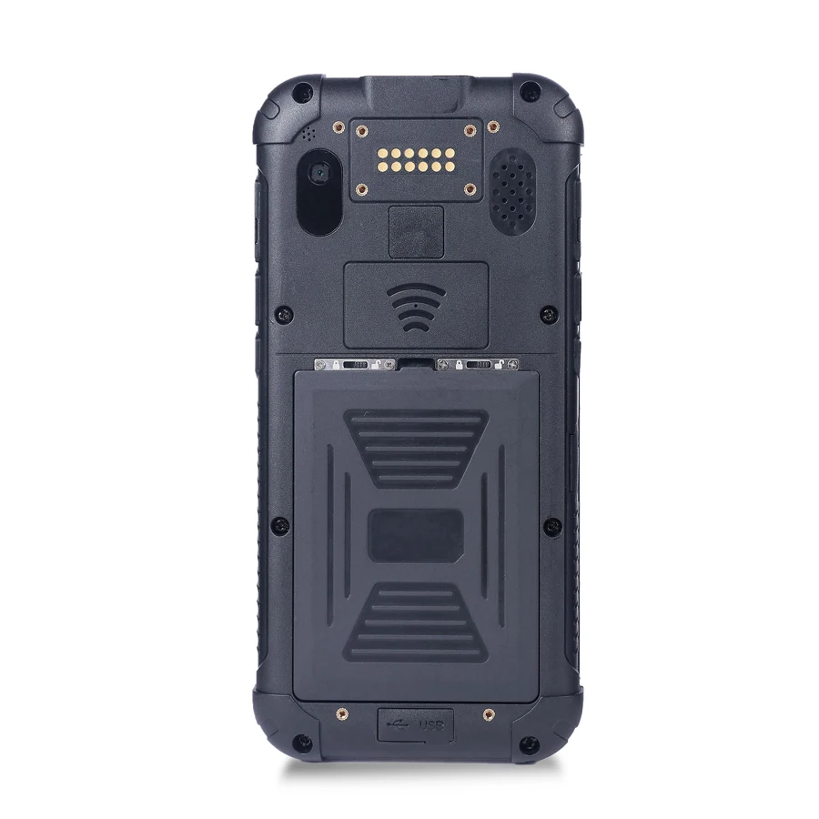Лидер продаж сканер штрих-кода 5 дюйма NFC RFID 2D 4 Гб + 64 ГБ GPS управление со склада прочный КПК Win10