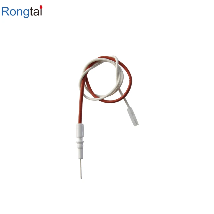 2Pc 38Inch Ignitor Wire & Ceramic Electrode Assembly,Ignition Electrode Can DIY Bending for Gas Ceramic Plug Ignition