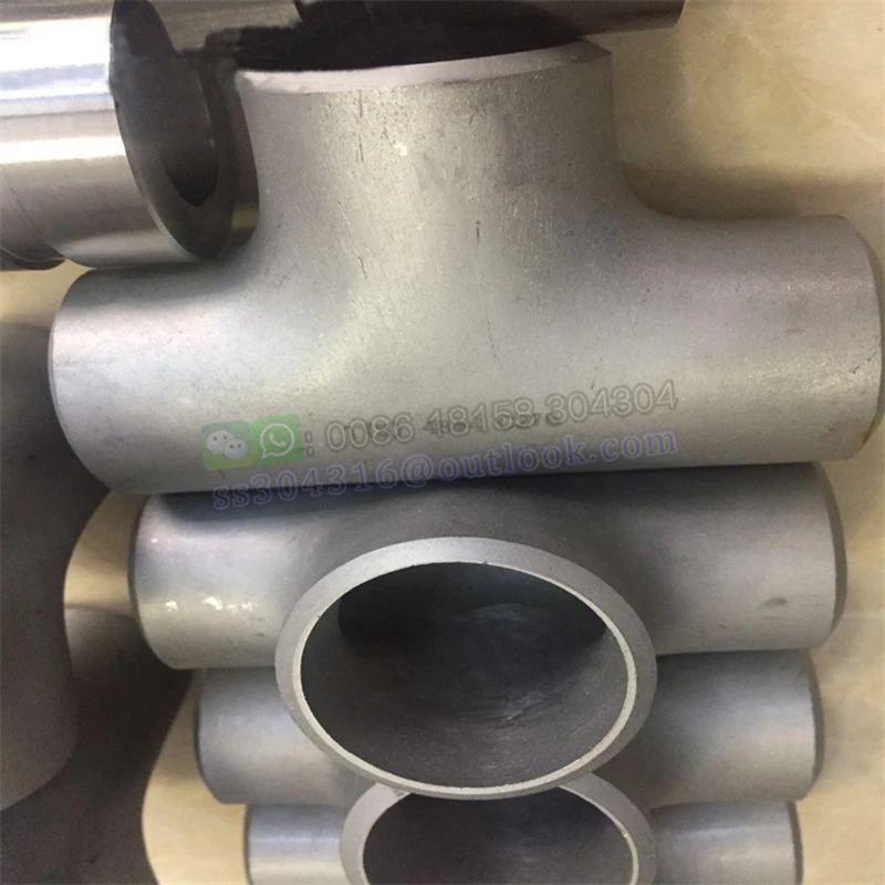 C276 Nickel alloy Pipe Fittings T(S) Hastelloy C276 Butt Weld Tee and Elbow Piping fitting