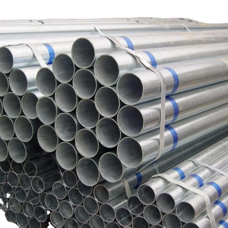Manufacture supply Round section galvanized water steel pipe in China