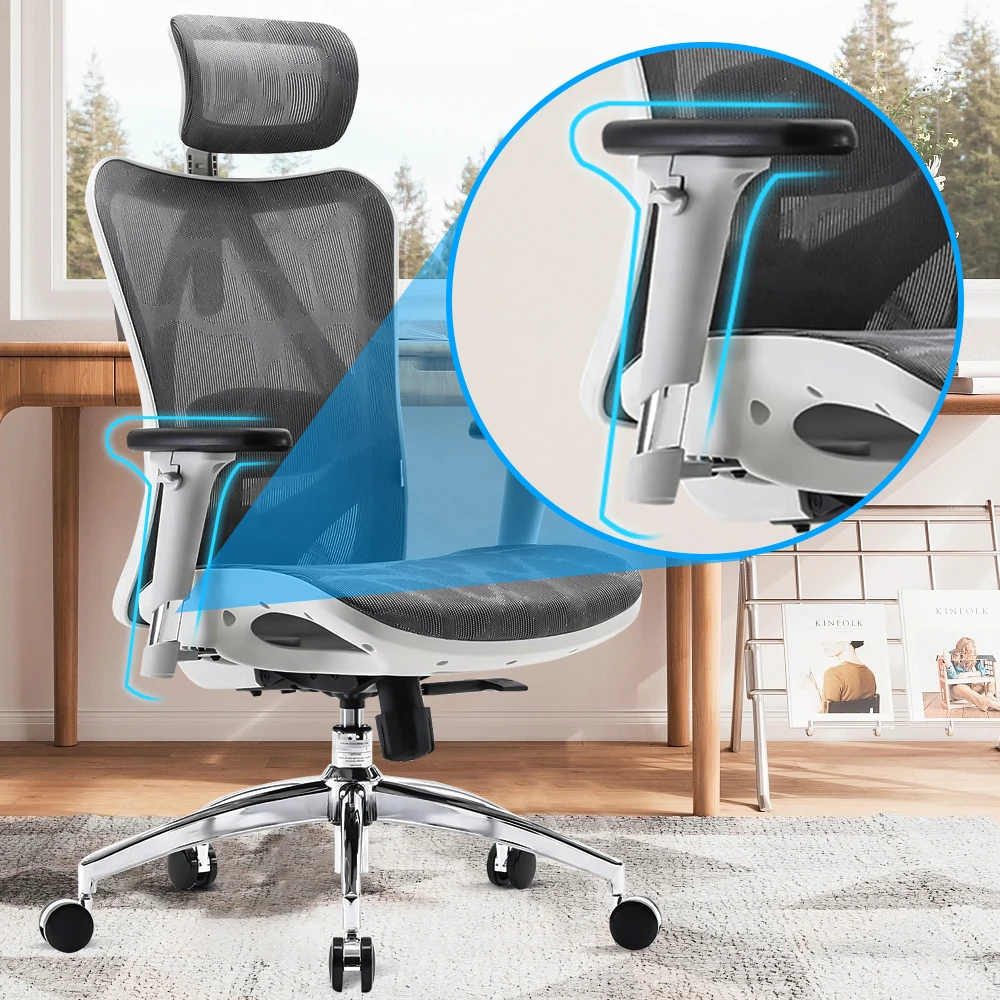 KEDE Swivel Computer Gaming Chair Replacement Parts Office Chair Adjustable Armrest Adjustable Armrest Office Chair Parts