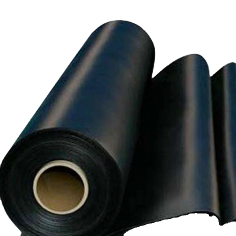 hot sale durable plastic black pe geomembrane for fish ponds water features