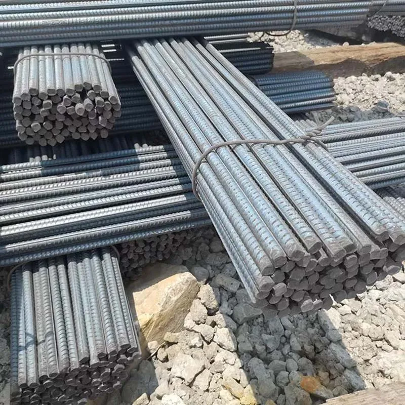 China Supplier 6mm-50mm Deformed Steel Bar Reinforcing Rod Metal Concrete Steel Rebar Price