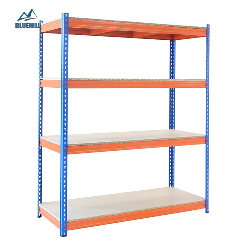 800lbs/ layers Heavy duty 5 layers garage boltless storage racks anaqueles with wire shelves