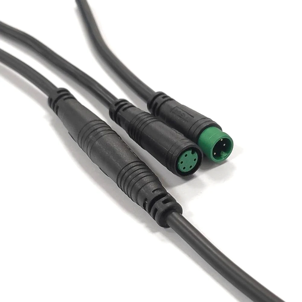 Small Size IP65 Electric Bike Waterproof Connector Female M8 5 Pin Female Male LCD Panel Connector