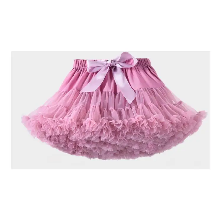 Baby Girls Tutu Skirt Dress Pettiskirt Ballet Birthday Party Princess Fluffy Soft Tulle Skirt for Girls Kids Children