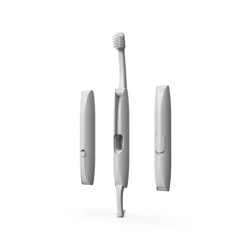 portable travel eco friendly plastic customized toothbrush folding toothbrush interdental cleaning brush teeth