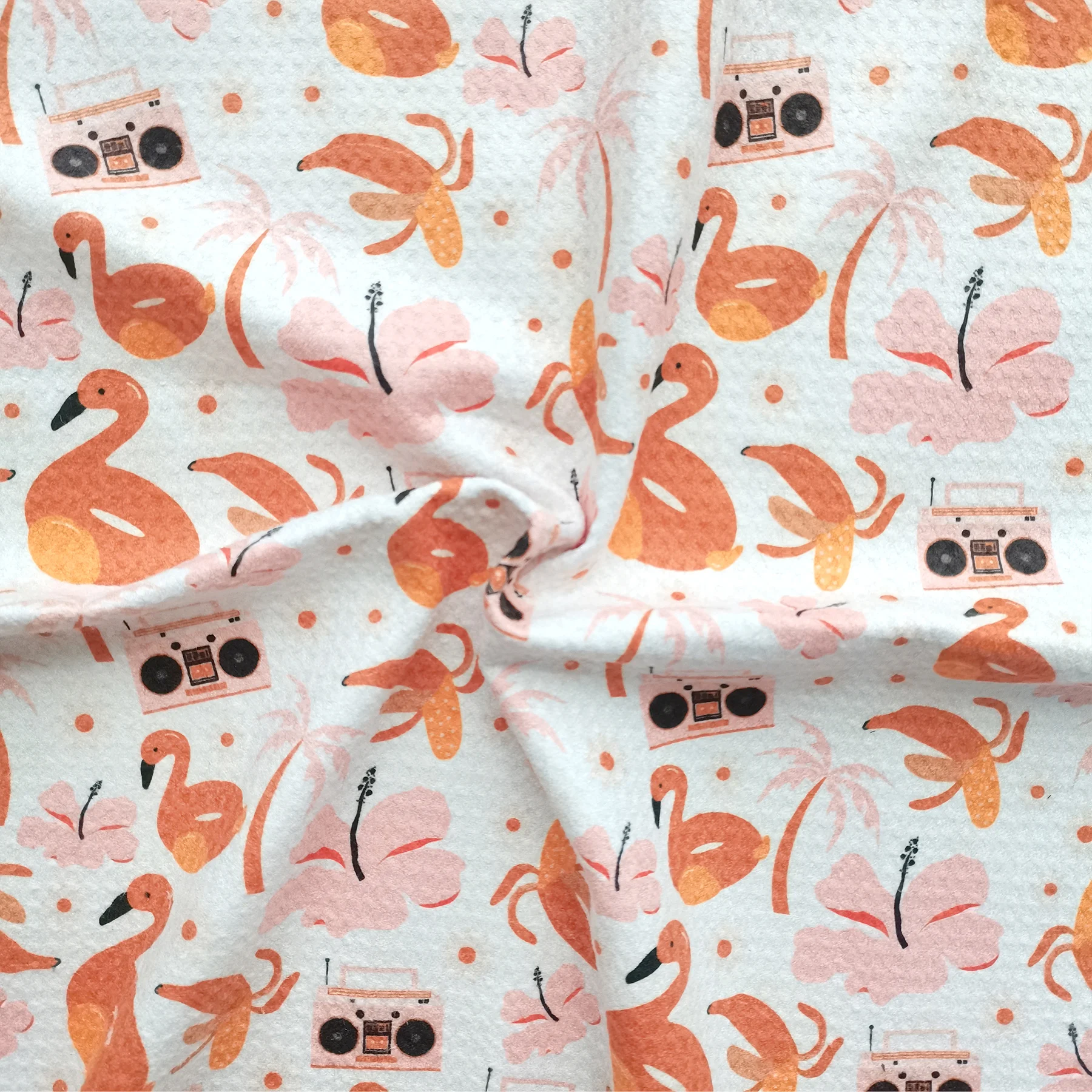 Premium microfiber waffle weave ultra soft absorbent cotton dish towels kitchen hand towel set