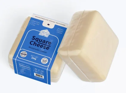 Medium Barrier PE PA Vacuum Plastic Shrink Packing Bag for Cheese