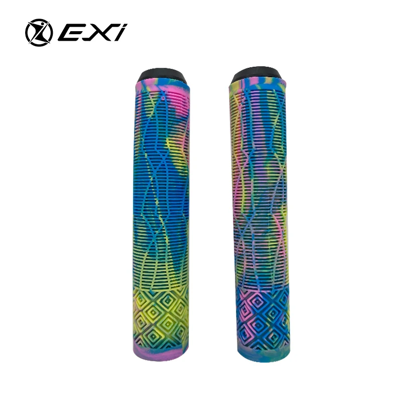 Cheapest TPR Mixed Color kick Scooter Rubber Handle Bar Grips Pro Stunt Scooter Hand Grips For Scooter