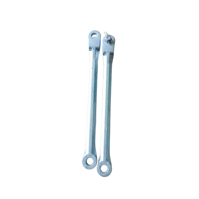 foundry casting services metal ductile iron parts casting pole line hardware connecting rod link Electric pull rod