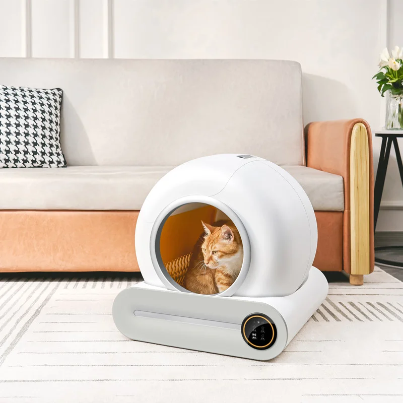 Auto Electric Cat Toilet Tuya APP Self-cleaning Smart Pet Automated Robot Cat Litter Box For Cats