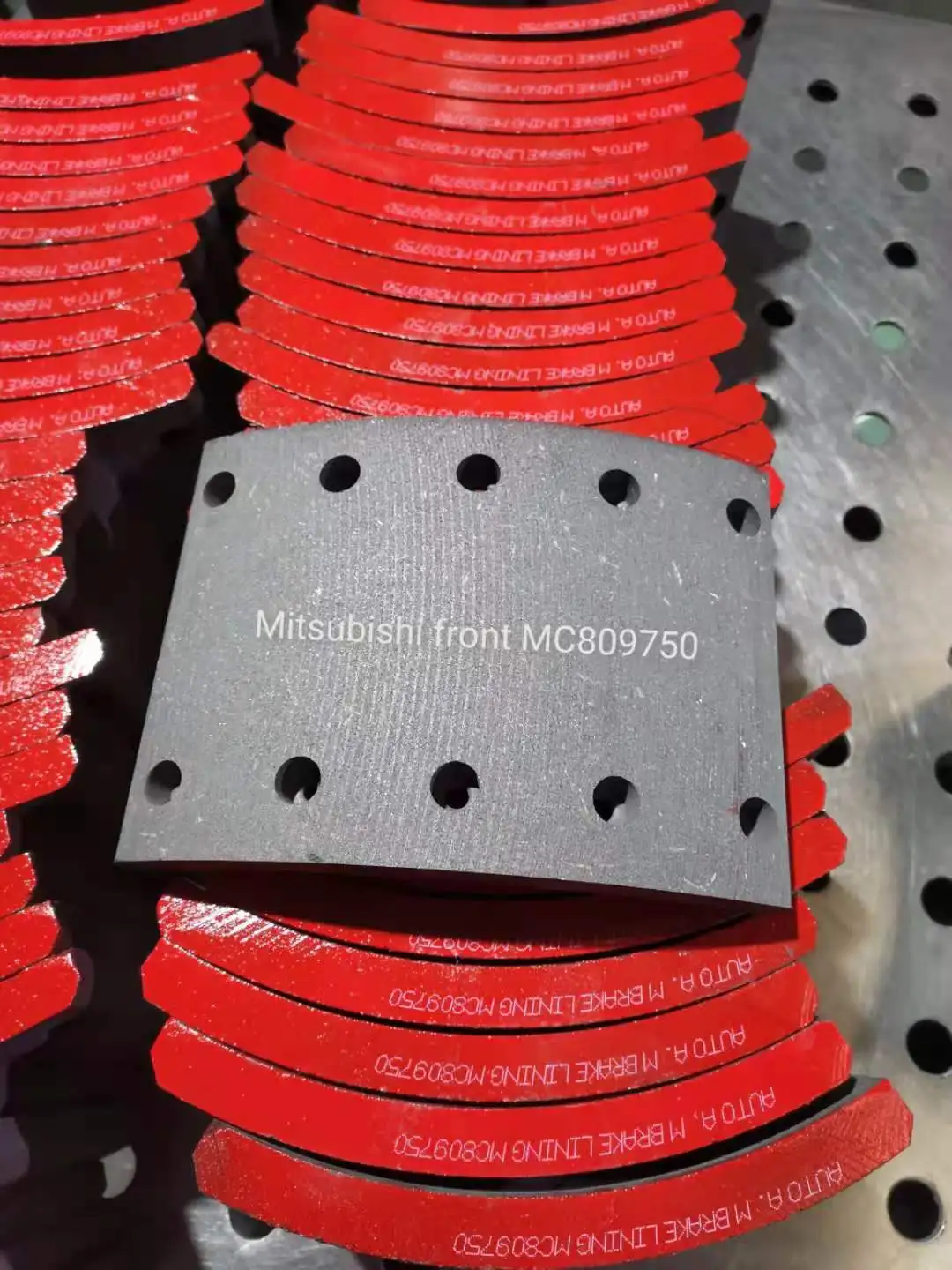 Friction truck accessories Heavy duty auto brake shoes lining/brake pads