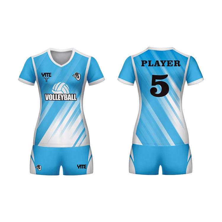 Новое поступление, Женские волейбольные майки синего и белого цвета