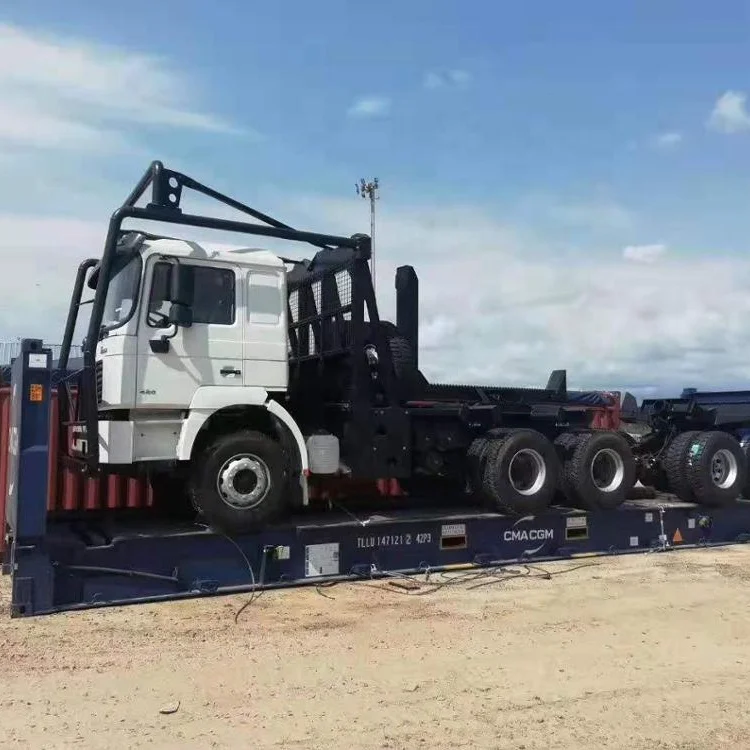 Sinotruk howo brand 6x4 грузовик для транспортировки древесины трейлер
