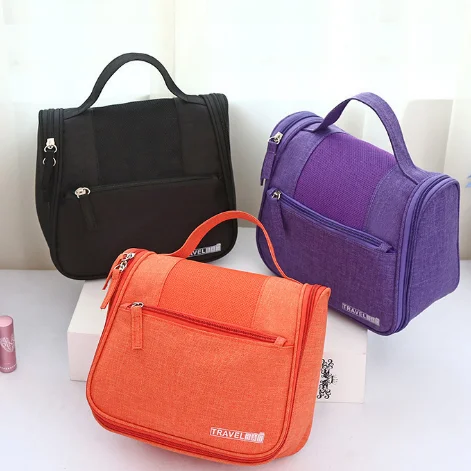 Travel Cosmetic Makeup Organizer Hand-made Cosmetic Bag 2021 Factory Wholesale Plain Washing Cosmetic Bag for Women Ladies 0.2kg