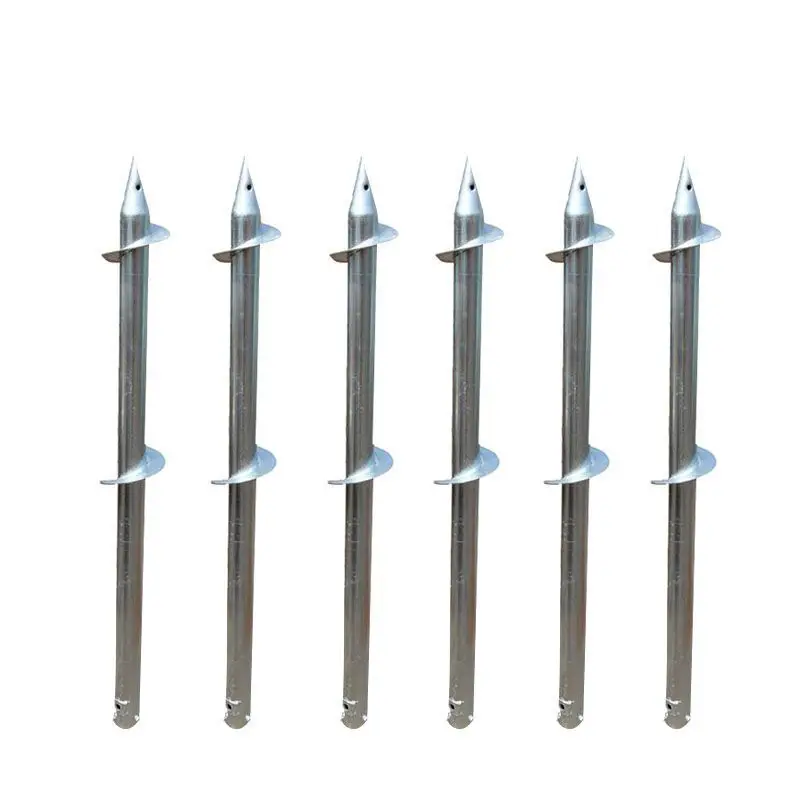 factory flange pile anchor krinner ground mount solar racking systems screw