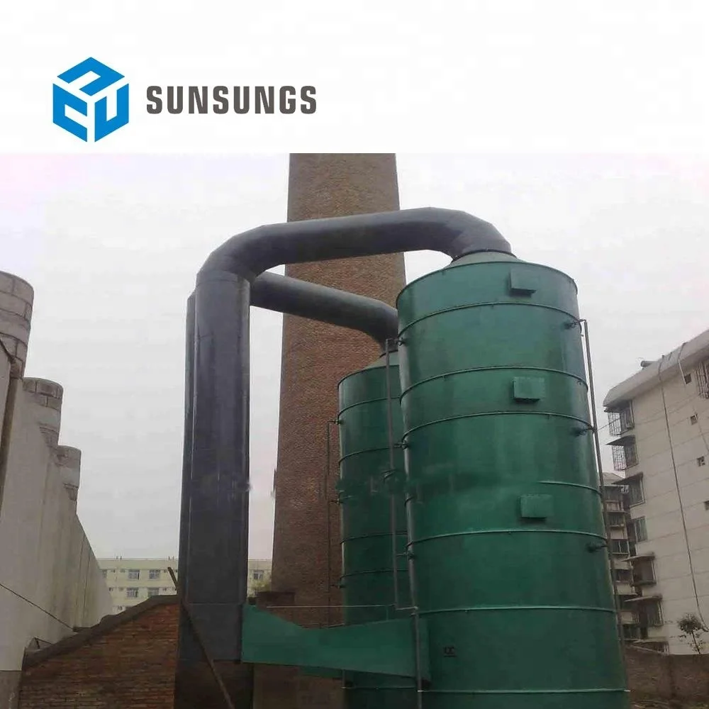 
acid gases SO2 , HCL, NOx wet gas scrubbing system 