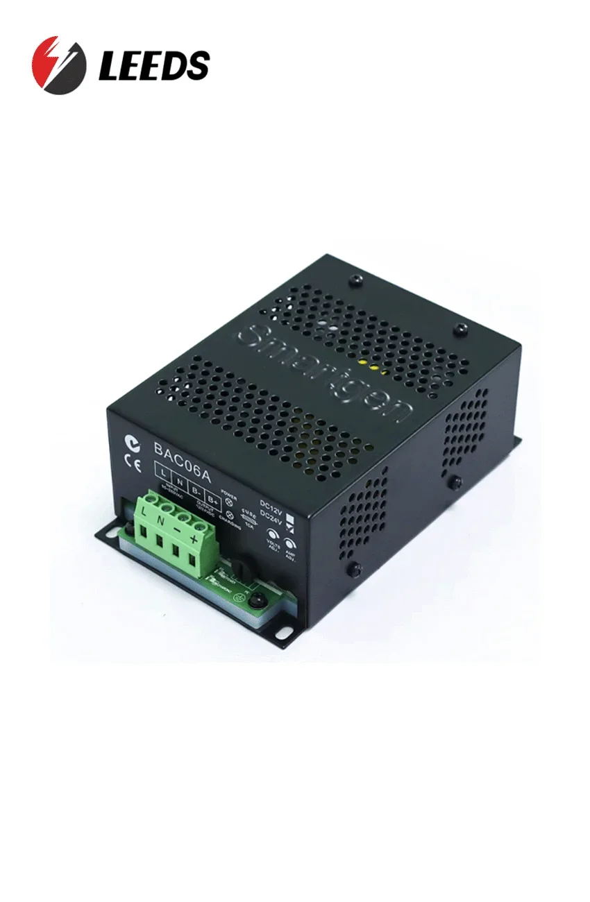 BAC06A 12V 24V Diesel Generator Original  Intelligent Automatic Battery Charger 6A 3A ATS Controller Charger Battery