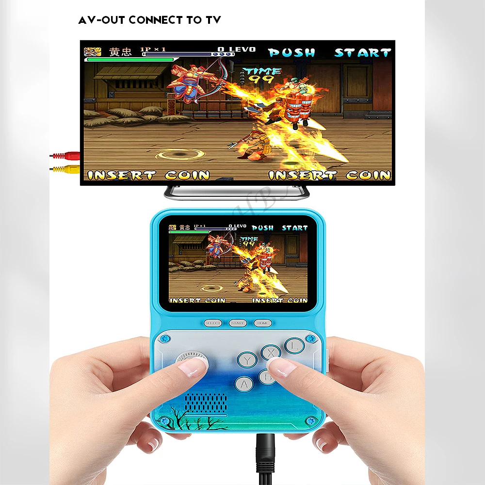 NEW SUP Mini Retro Game Console JP09 Macaron Handheld Game Console 500in1 Nostalgic Arcade Portable Game Player