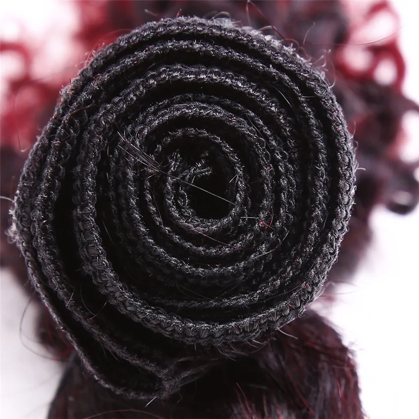 Water Wave Curl Animal Hair Mixed Synthetic Hair Weave Bundles For Synthetic Hair Extension