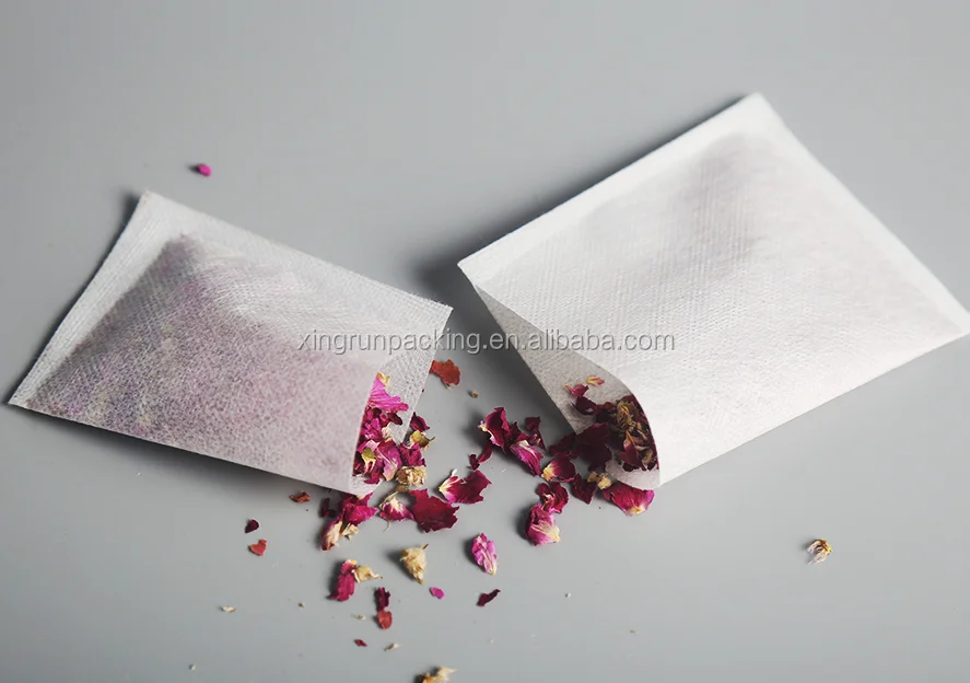 Food Grade PLA Material Soilon Spunbond Knit Type Empty Tea Bag