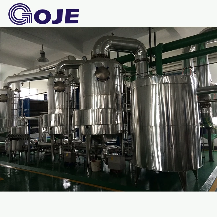 Multi Effect evaporator  in chemical industry for industrial wastewater
