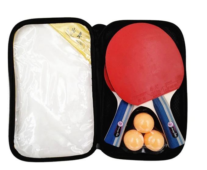 hot Table Tennis Racket Ping pong paddle table tennis set with Portable bag