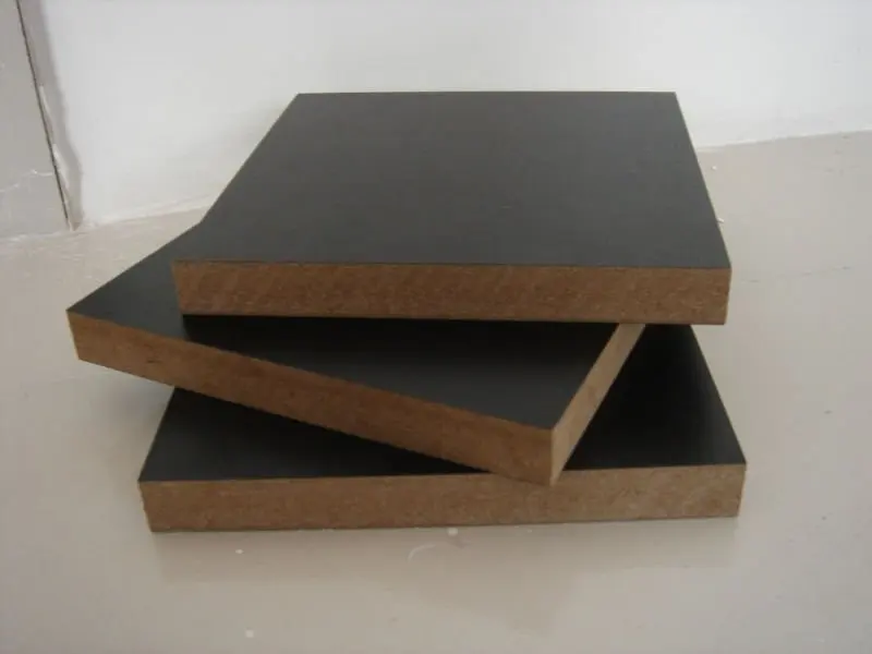 9mm melamine laminated MDF fiberboard sheet  for furniture cabinet