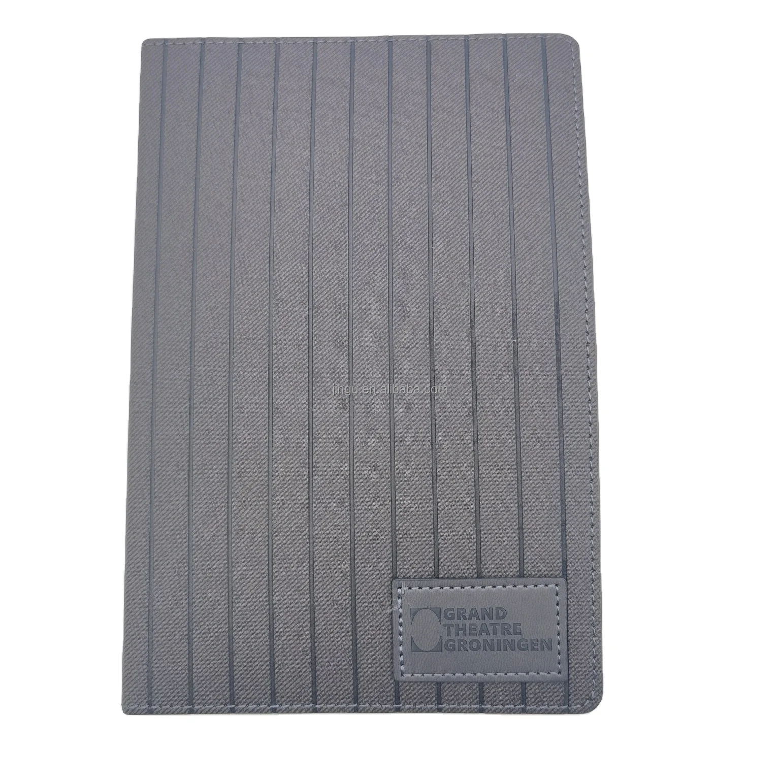 Wholesale leather bound lined journal elastic band notebook with high quality