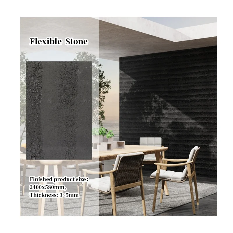 exterior cladding clay veneer flexible stone soft ceramic wall artificial art decorative mcm soft stone tile