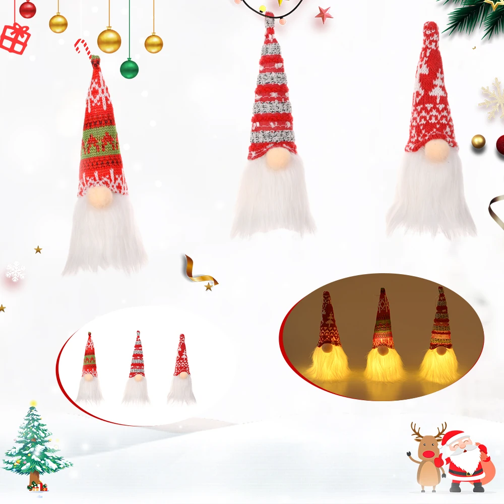 Xmas Gnome Doll Gift plush Faceless doll Christmas Gnomes For Elf Dwarf Home Ornaments Christmas Decorations