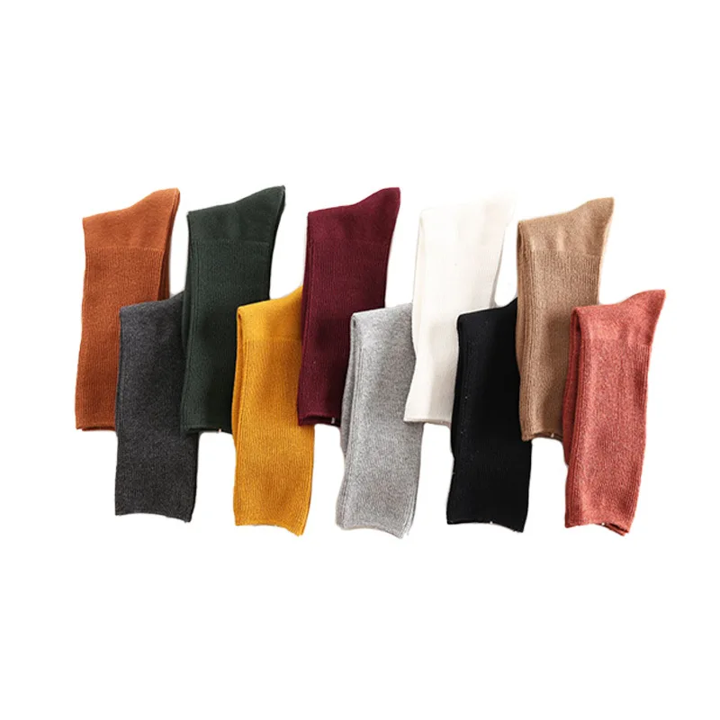  Socks female autumn winter pile socks lovely medium tube slouchy college wind restore ancient ways lady