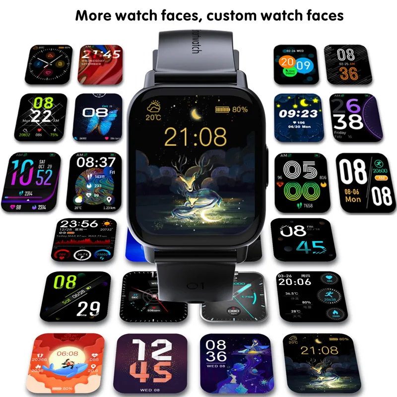  Starmax 2021 GTS1 Smart Watch 1.3inch Y68 D20 T500 PLUS W26+ W37 N76 P8 HW22 Waterproof reloj