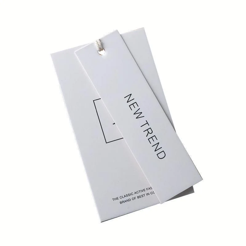 Spot hang tags Custom Luxury Hang Tags for Garments Customizable Clothing Hang Tags and Labels