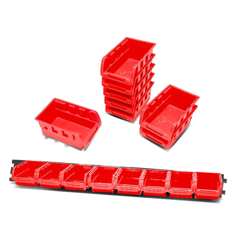 Vcan Single Tool Box Plastic Storage Tool Storage Box Shelf Bin Parts Storage Bin