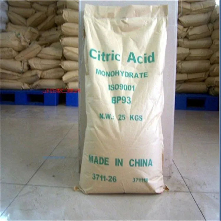 TTCA citric acid monohydrate food grade organic citric acid anhydrous