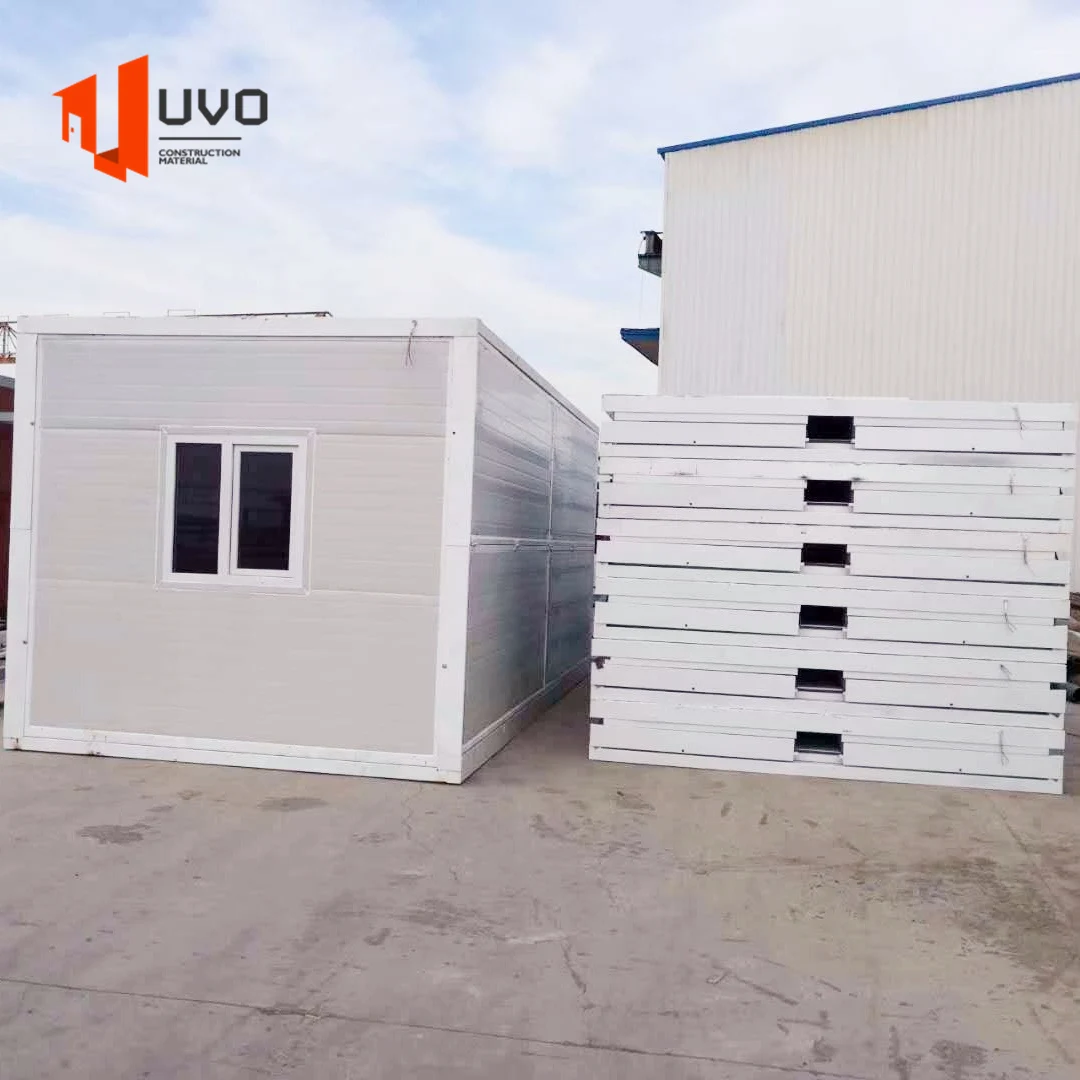 Customized Luxury Fabricated Living Portable Folding Prefabricated Foldable Container House 3 In 1