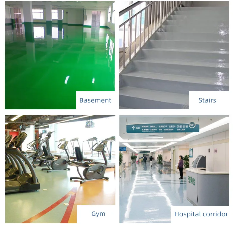 Water-based flooring paint cement floor wear-resistant anti-slip waterproof odorless indoor flooring paint