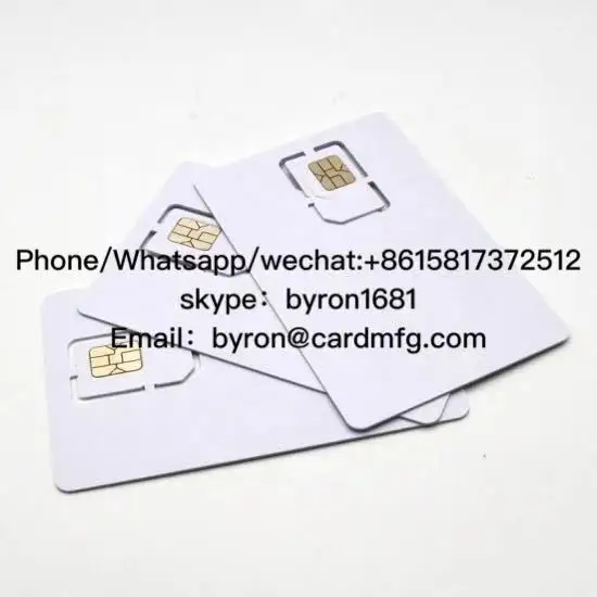 NFC mobile phone test sim card NFC blank sim card NFC coupled test sim card