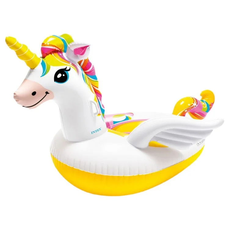 INTEX sells 57561 water inflatable mount unicorn riding beach toy PVC top quality swimming pool float